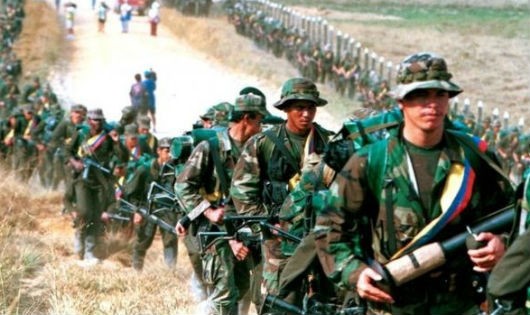 Ảnh tư liệu về các chiến binh FARC. (Nguồn: Reuters)