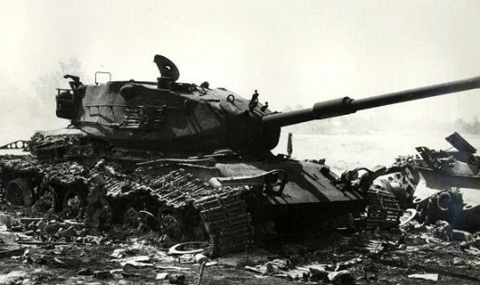 Xe tăng của Israel bị đặc nhiệm Ai Cập tiêu diệt