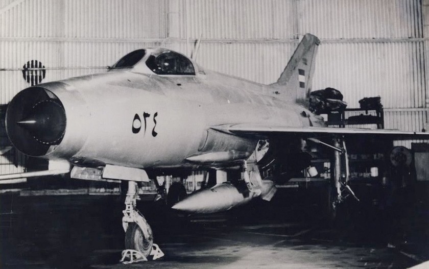Chiếc máy bay MiG-21 mà Redfa đã lái từ Iraq sang Israel