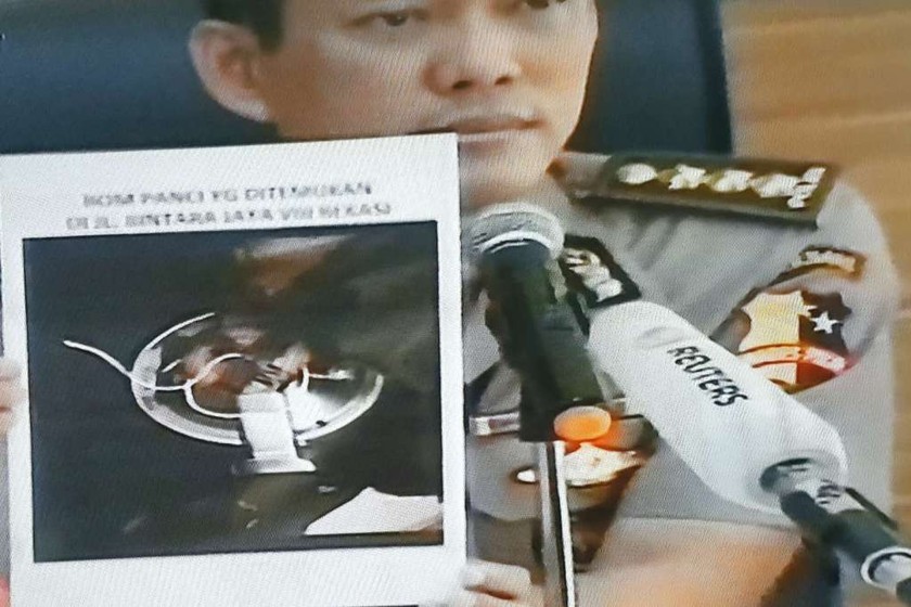 Cảnh sát Indonesia công bố thông tin về vụ bắt giữ 3 nghi can nữ tham gia khủng bố