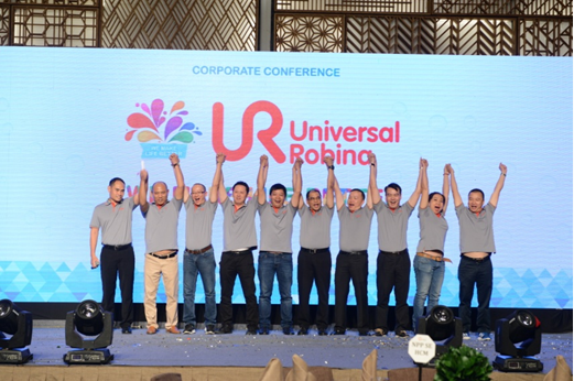 Nhân viên URC Việt Nam bày tỏ tinh thần quyết thắng