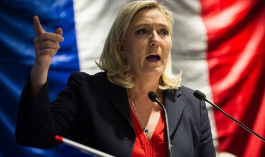 Bà Marine Le Pen, Chủ tịch đảng Mặt trận Quốc gia (FN)