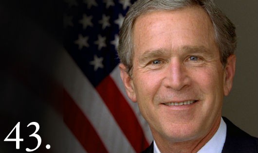 Tổng thống thứ 43 của nước Mỹ George W. Bush.