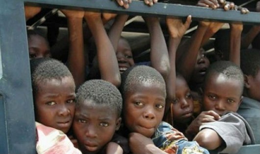 Nhiều trẻ em châu Phi là nạn nhân của nạn buôn người.