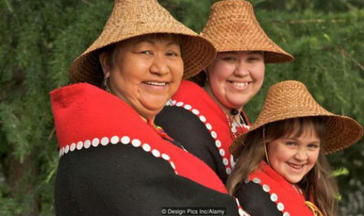 Người dân bản địa ở Alaska.