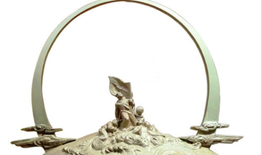 Mô hình tượng đài chiến sĩ Gạc Ma