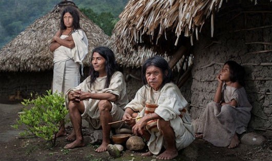 Người dân bộ tộc Kogi. 