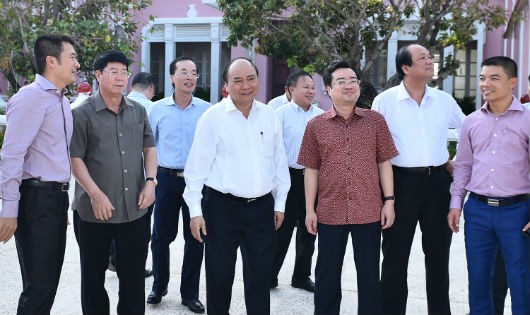 Thủ tướng thăm một số dự án du lịch tại Phú Quốc