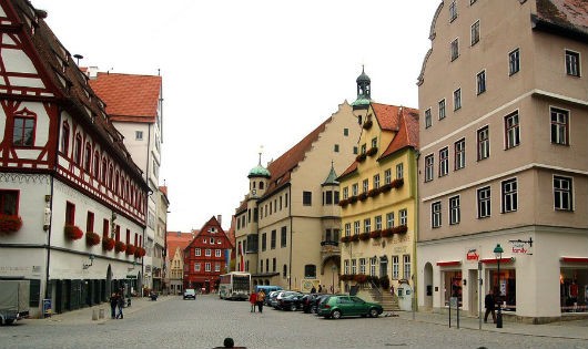 Thị trấn Nördlingen ngày nay.