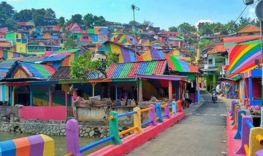 Khu ổ chuột biến thành điểm 'sống ảo' nổi tiếng ở Indonesia