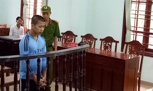 Bị cáo Nguyễn Văn Lẹ tại phiên tòa xét xử