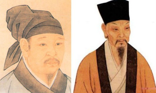 Cả Tần Quán (trái) lẫn Tô Đông Pha (phải) đều phê phán Viên Thiệu dựa trên những ảo tưởng do sử sách tạo ra, mà không thèm đếm xỉa đến tư liệu thực tế.
