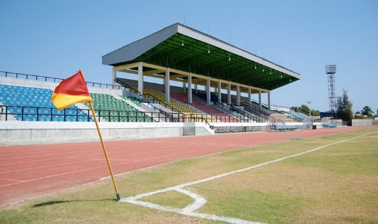 Sân vận động Thành phố ở Dili, sân nhà của đội tuyển bóng đá quốc gia Đông Timor. 