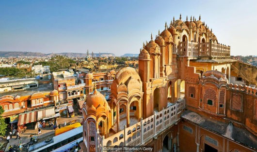“Thành phố Hồng” Jaipur - một địa điểm du lịch nổi tiếng. 