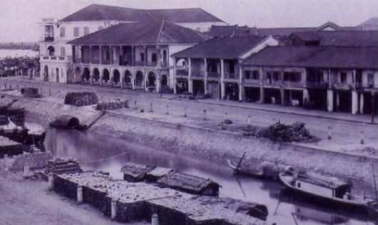 Đường Charner, nay là đường Nguyễn Huệ, nơi Chiêu Nam Lầu Kỳ ngoại hầu từng ở