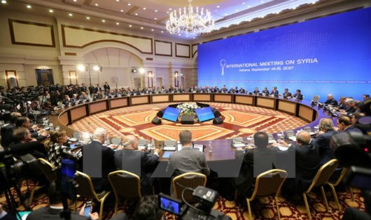 Toàn cảnh một vòng đàm phán tại thủ đô Astana của Kazakhstan về tìm lối thoát cho cuộc xung đột ở Syria