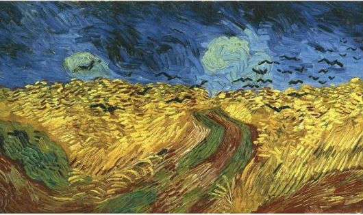 Bức họa “Cánh đồng lúa mì quạ bay” – một trong những tác phẩm cuối cùng của van Gogh