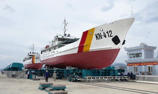 Nhà máy X52, Cục Kỹ thuật Hải quân sửa chữa hai tàu Kiểm ngư