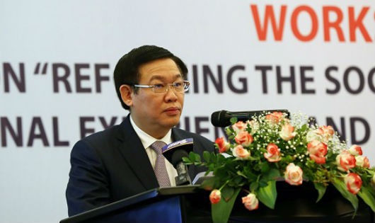 Phó Thủ tướng Vương Đình Huệ phát biểu tại hội thảo
