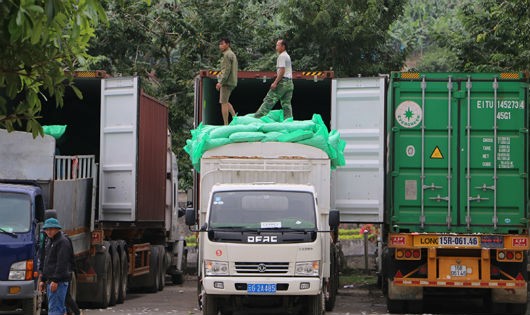 Hàng hóa xuất nhập khẩu qua cửa khẩu Ma Lù Thàng, Lai Châu