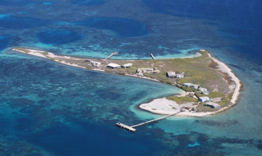Đảo san hô vòng Beacon nằm ở ngoài khơi duyên hải Tây Australia, nơi được cho là điểm mất tích của con tàu chở gia vị và kho báu Batavia