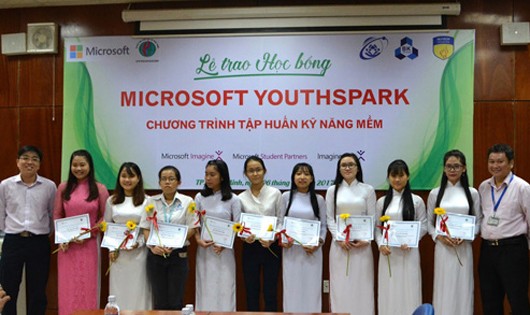 Trao Học bổng Microsoft YouthSpark cho 80 nữ sinh viên công nghệ