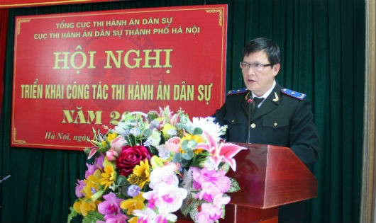 Quyền Tổng cục trưởng Tổng cục THADS Mai Lương Khôi phát biểu chỉ đạo Hội nghị