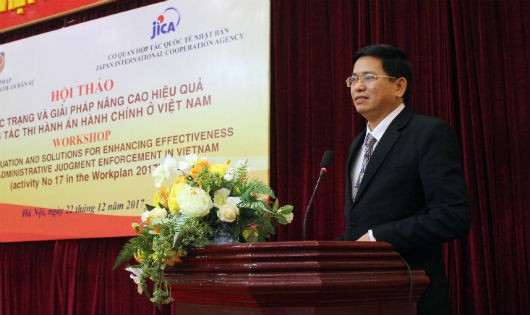 Ông Nguyễn Văn Lực, Phó Tổng cục trưởng Tổng cục THADS phát biểu khai mạc Hội thảo
