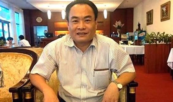 Bị can Trần Đức Trung, một trong những người tổ chức các chương trình "Câu lạc bộ triệu phú, tích lũy làm giàu", "Trái tim Việt Nam", "Liên kết ba bên"
