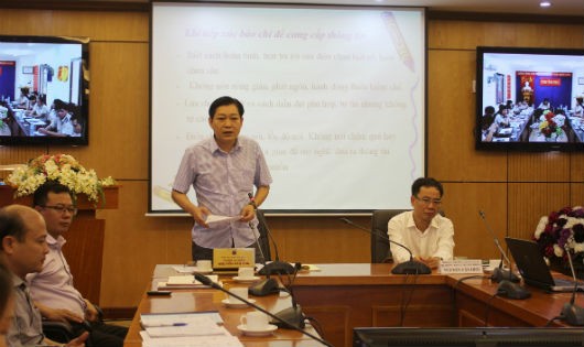 Phó Tổng cục trưởng Nguyễn Văn Sơn tại Hội nghị tập huấn truyền thông, báo chí do Tổng cục THADS tổ chức