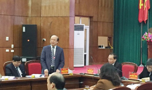 Thứ trưởng Phan Chí Hiếu phát biểu tại Hội nghị