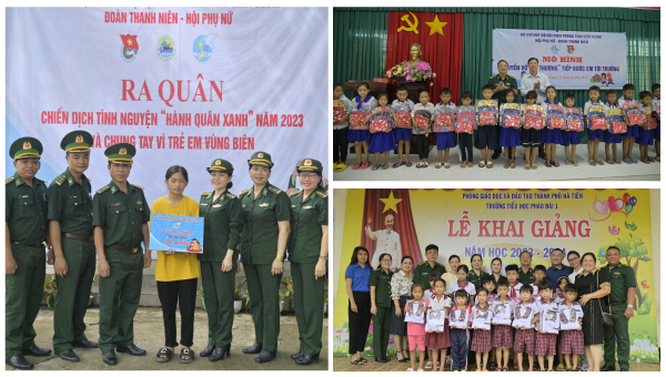 Bộ đội Biên phòng Kiên Giang đồng hành cùng học sinh nghèo vùng biên