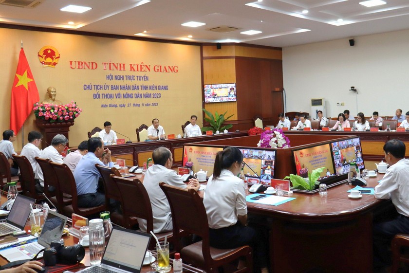 Lãnh đạo tỉnh Kiên Giang tổ chức đối thoại với nông dân 