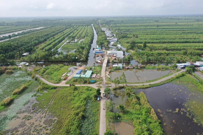 Một góc huyện huyện U Minh Thượng.