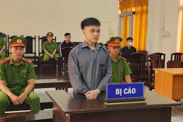 Bị cáo Lưu Văn Tỷ tại phiên tòa.