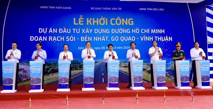 Nhiều kỳ vọng với đoạn tuyến dự án đường Hồ Chí Minh qua Kiên Giang, Bạc Liêu 