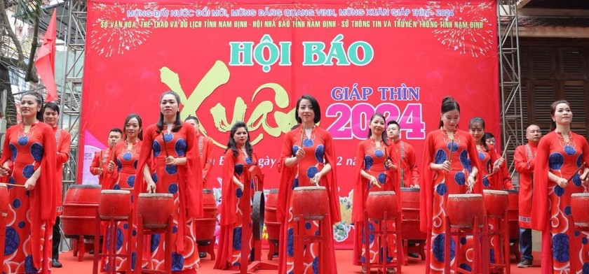 Khai mạc Hội Báo Xuân tỉnh Nam Định năm 2024